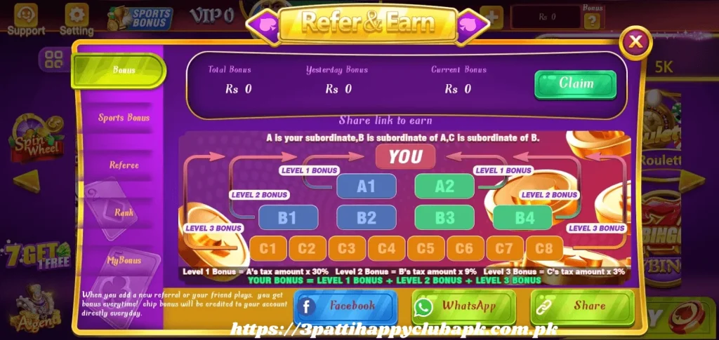 3 Patti Happy Club Game Free APK For Android – New Earning App 2026 Play & Earn Real Money